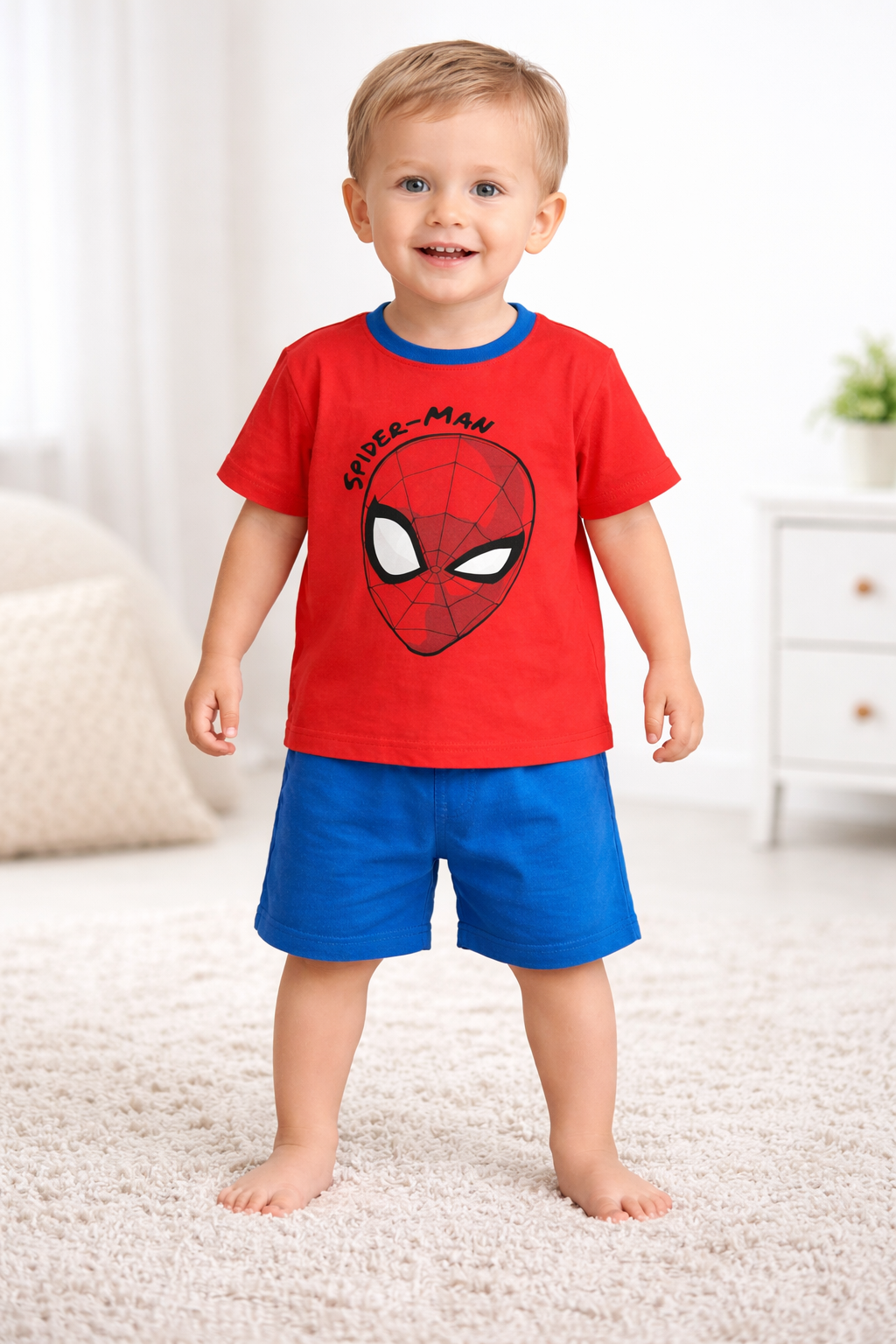 Maglietta + Pantaloncini Spider Man