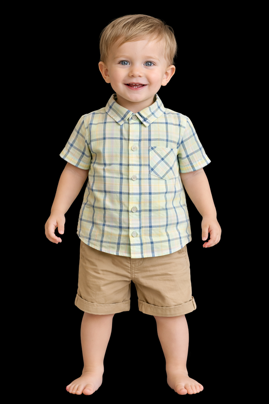 Camicia + canottiera + pantaloncini